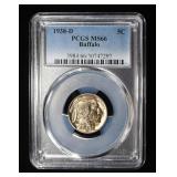 1938-D BUFFALO NICKEL PCGS MS-66