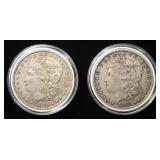 (2) 1885 MORGAN DOLLARS