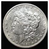 1884-S MORGAN DOLLAR AU