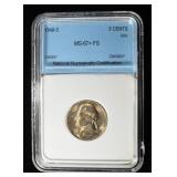1948-S JEFFERSON NICKEL SUPERB GEM BU+ FS