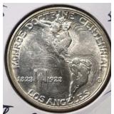 1923-S MONROE DOCTRINE HALF DOLLAR CH TO GEM BU