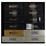 12 USED PLASTIC PCGS/NGC SLABBED COIN BOXES