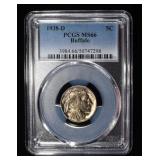 1938-D BUFFALO NICKEL PCGS MS-66