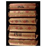 (300) TEENS WHEAT CENTS