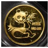 1982 1/10 OZ GOLD PANDA