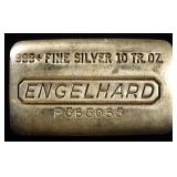 (1) 10 OZ .999 SILVER BAR
