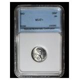 1943 LINCOLN STEEL CENT SUPERB GEM BU