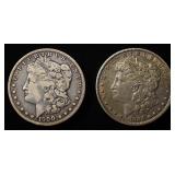 1884 & 1900-O MORGAN DOLLARS