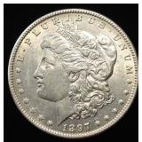 1897-O MORGAN DOLLAR CH AU