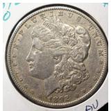 1892-O MORGAN DOLLAR AU