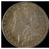 1886-O MORGAN DOLLAR XF