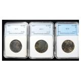 1969-S, 89-P, 96-P KENNEDY HALF DOLLARS