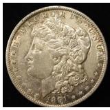1891-O MORGAN DOLLAR XF/AU
