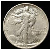 1920 WALKING LIBERTY HALF DOLLAR AU