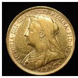 1896 BRITISH GOLD SOVEREIGN