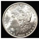 1890 MORGAN DOLLAR GEM BU