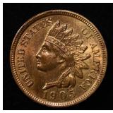 1905 INDIAN CENT GEM BU