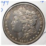1894-O MORGAN DOLLAR AU