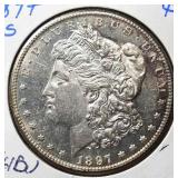 1897-S MORGAN DOLLAR CH BU PROOFLIKE