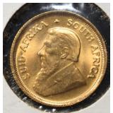 1981 1/10 OZ GOLD KRUGERRAND