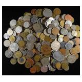 5 LB FOREIGN COINS