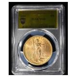 1924 $20 GOLD ST. GAUDENS PCGS MS63+ FAIRMONT