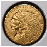 1925-D $2 1/2 GOLD INDIAN CH BU