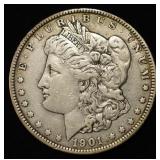 1901 MORGAN DOLLAR XF