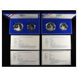 (2) 1986-S STATUE OF LIBERTY 2 COIN SETS
