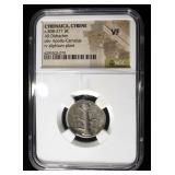 308-277 BC AR DIDRACHM  NGC VF