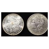 1897-O, 80-O MORGAN DOLLARS