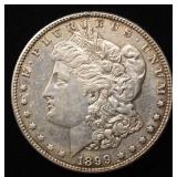 1899 MORGAN DOLLAR AU CLEANED