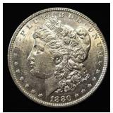 1880-O MORGAN DOLLAR AU/BU