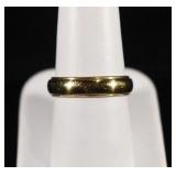 14K YELLOW GOLD WEDDING BAND SIZE 10