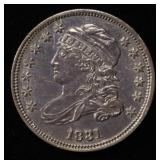 1831 BUST DIME BU