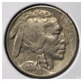1924-S BUFFALO NICKEL XF