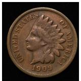 1909-S INDIAN CENT VF