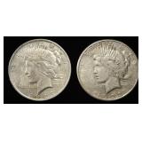 1923, 23-S PEACE DOLLARS