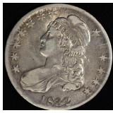 1832 BUST HALF DOLLAR AU