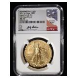 2021-W $50 1 OZ  GOLD EAGLE T2 FDOI NGC MS 70