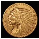 1915-S $5 INDIAN GOLD BU