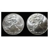2019,20 AMERICAN SILVER EAGLES