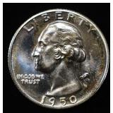 1950 WASHINGTON QUARTER GEM PROOF