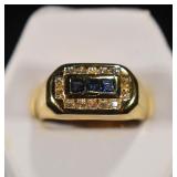 14K YELLOW GOLD RING SIZE 10
