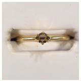 14K YELLOW GOLD BLANK RING SIZE 6