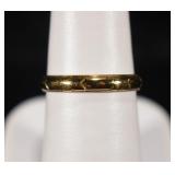 14K YELLOW GOLD WEDDING BAND SIZE 8