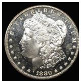 1880-S MORGAN DOLLAR GEM BU PL