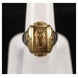10K YELLOW GOLD 1950 JOSTENS CLASS RING