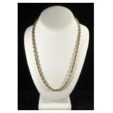 14K YELLOW GOLD 10 INCH ROPE CHAIN