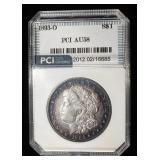 1893-O MORGAN DOLLAR AU/BU